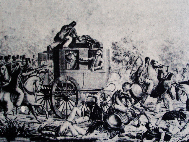 Asesinato del General Riojano Facundo Quiroga en Barranca Yaco 1835